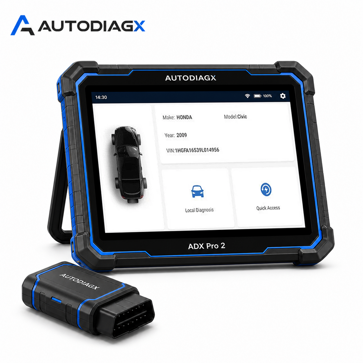 Tableta de diagnóstico multimarca profesional AUTODIAGX ADX Pro 2